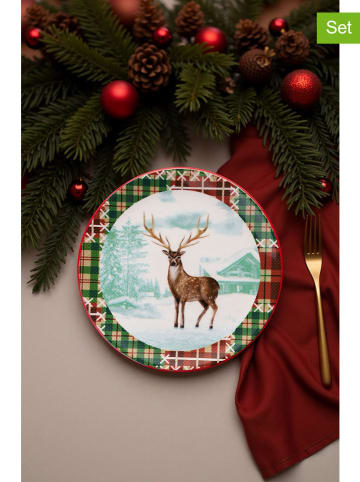 Hermia 6er-Set: Dessertteller in Bunt - Ø 19,3 cm