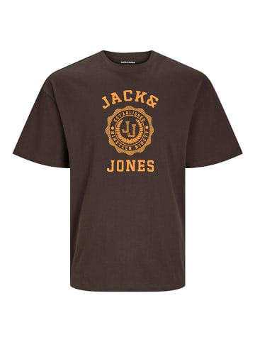 JACK & JONES Junior Koszulka "Victo" w kolorze brązowym