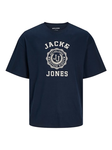 JACK & JONES Junior Koszulka "Victo" w kolorze granatowym