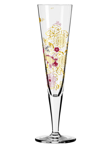 RITZENHOFF Champagnerflöte "Goldnacht" in Gold/ Rot - 200 ml