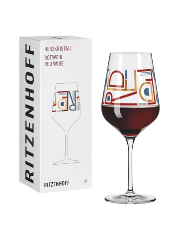 RITZENHOFF Rotweinglas "Herzkristall 10 - C. Kordes" - 570 ml
