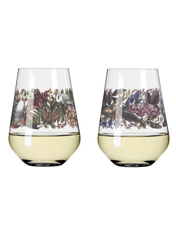 RITZENHOFF Szklanki (2 szt.) "Schattenfauna" ze wzorem - 540 ml