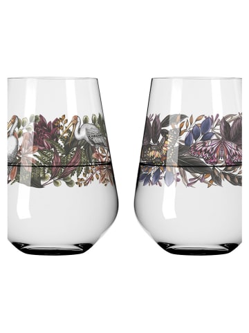 RITZENHOFF Szklanki (2 szt.) "Schattenfauna" ze wzorem - 540 ml
