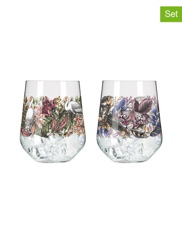 RITZENHOFF Szklanki (2 szt.) "Schattenfauna" ze wzorem - 710 ml