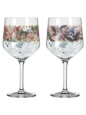 RITZENHOFF Kieliszki (2 szt.) "Schattenfauna" ze wzorem do ginu - 720 ml