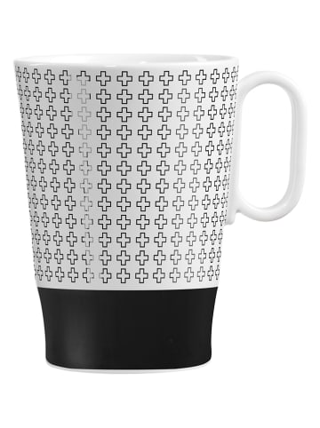 RITZENHOFF Koffiekop "Genieten - C. Kordes" wit/zwart - 335 ml