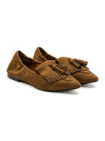 Belluci Slippersy w kolorze jasnobrązowym