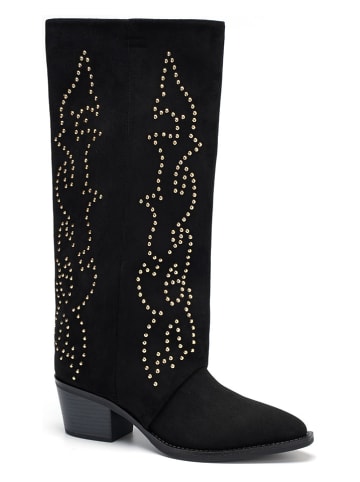 C M Paris Stiefel in Schwarz