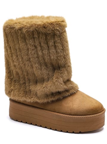 C'M Boots lichtbruin