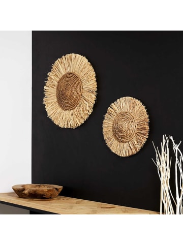 Ethnical Life Wandobject naturel - Ø 26 cm