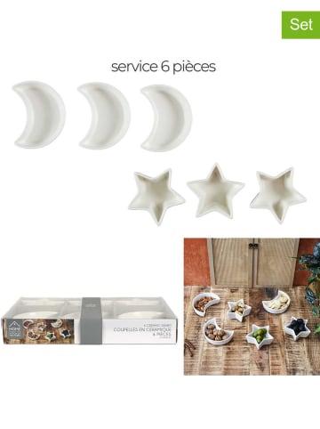 Ethnical Life 6er-Set: Schalen in Weiß