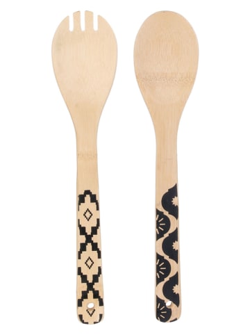 Ethnical Life Saladebestek bamboekleurig - (L)30 cm