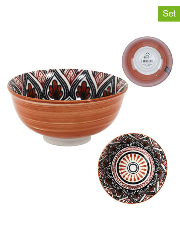 Garden Spirit 12-delige set: kommen "Mandala" oranje - Ø 12 cm (verrassingsproduct)
