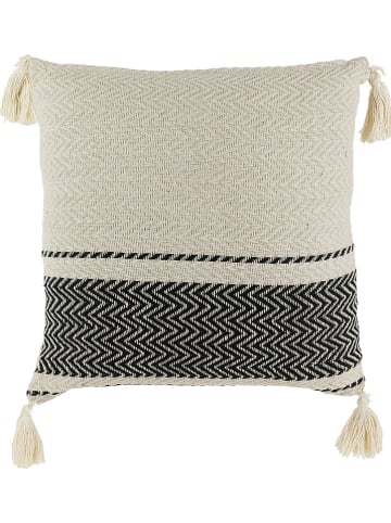 Ethnical Life Kissen in Beige/ Grau - (L)40 x (B)40 cm