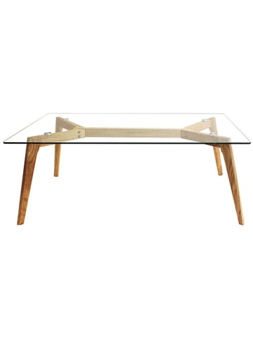 THE HOME DECO FACTORY Couchtisch in Natur - (B)110 x (H)45 x (T)60 cm