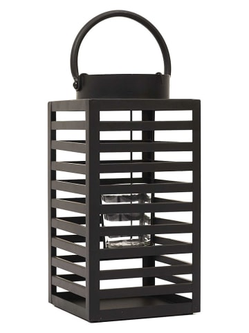 Ethnical Life Laterne in Schwarz - (B)11 x (H)24,5 x (T)11 cm