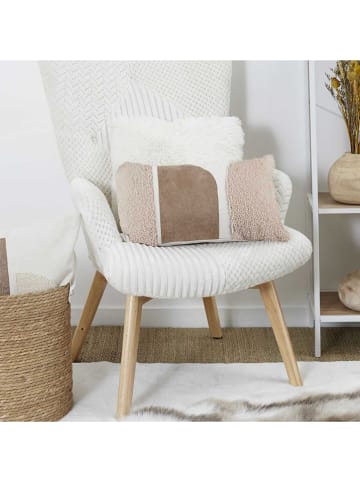HYGGE Kussen beige/lichtbruin - (L)30 x (B)50 cm