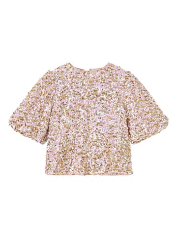 name it Shirt "Prullas" beige/lichtroze