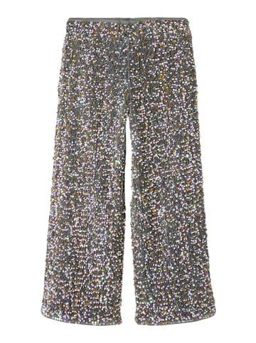 name it Hose "Prunica" in Grau/ Lila/ Gold