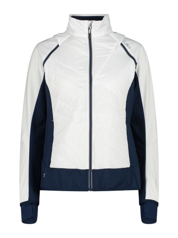 CMP Functionele jas wit/donkerblauw
