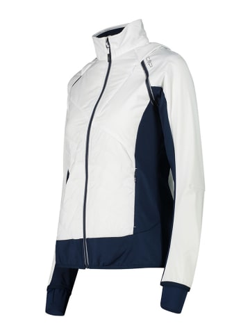CMP Funktionsjacke in Weiß/ Dunkelblau