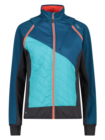 CMP 2in1-Funktionsjacke in Türkis/ Petrol