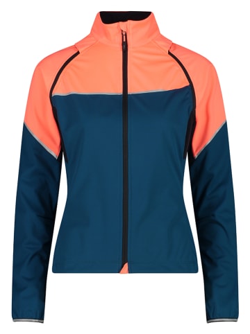 CMP 2in1-Softshelljacke in Dunkelblau/ Orange