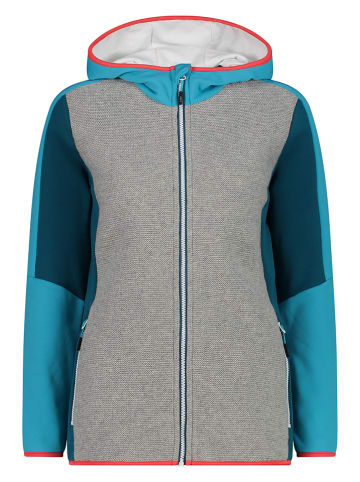 CMP Vilten jas blauw/grijs