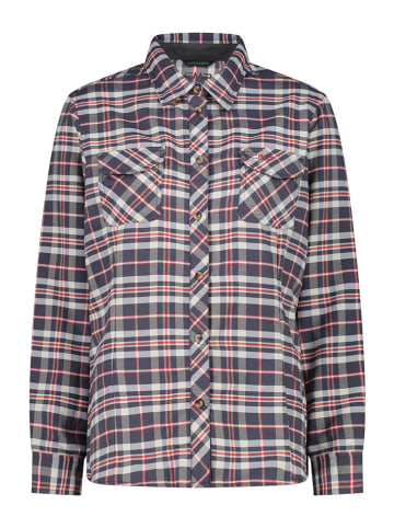 CMP Functionele blouse grijs/rood