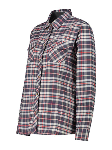 CMP Functionele blouse grijs/rood