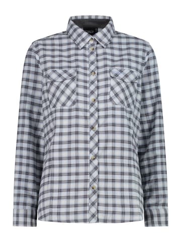 CMP Functionele blouse grijs/lichtblauw