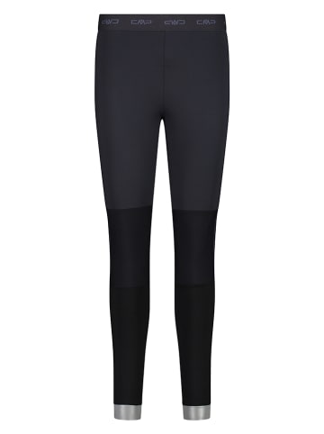 CMP Legginsy w kolorze czarnym do biegania