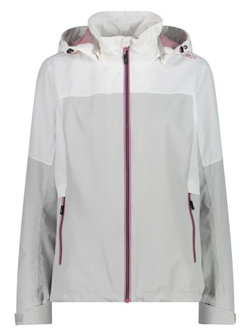 CMP Funktionsjacke in Weiß/ Grau