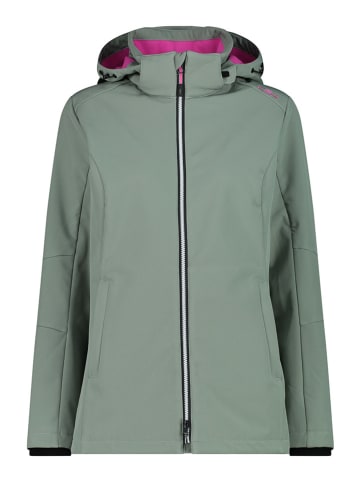 CMP Softshelljas saliegroen