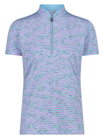 CMP Fahrradtrikot in Hellblau/ Rosa