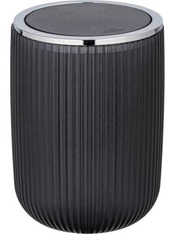 Wenko Schwingdeckeleimer "Agropoli" in Anthrazit - 2 l