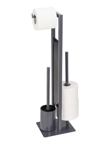 Wenko Zestaw WC "Rivalta" w kolorze szarym - wys. 70 cm
