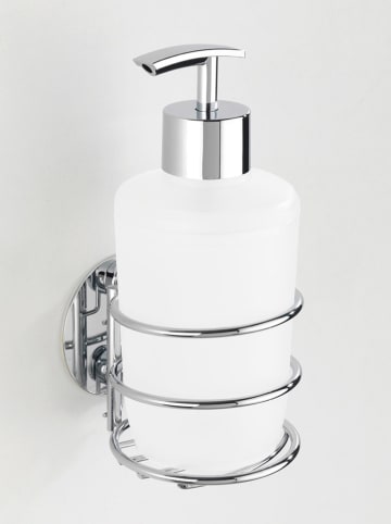 Wenko Dozownik mydła w kolorze biało-srebrnym - 285 ml