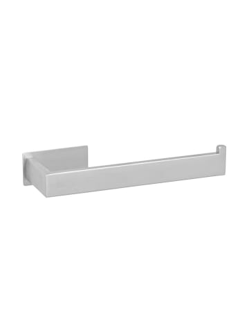 Wenko Uchwyt "Turbo-Loc® Genova" w kolorze srebrnym na ręcznik - szer. 19,5 cm