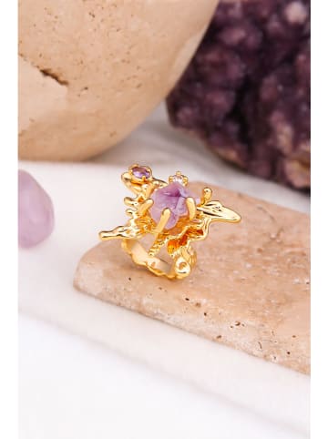 Pierres delicates Vergold. Ring mit Edelsteinen