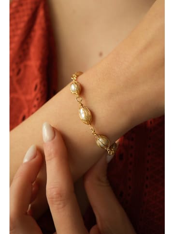 Pierres delicates Perlen-Armkette in Rosa