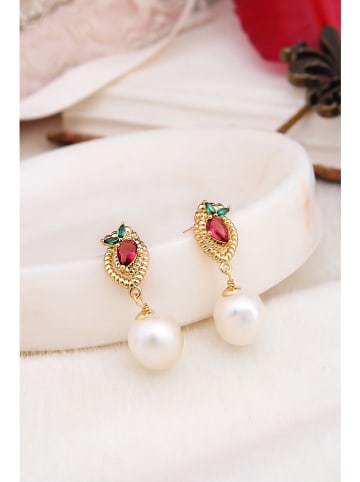 Pierres delicates Pareloorringen wit met edelstenen