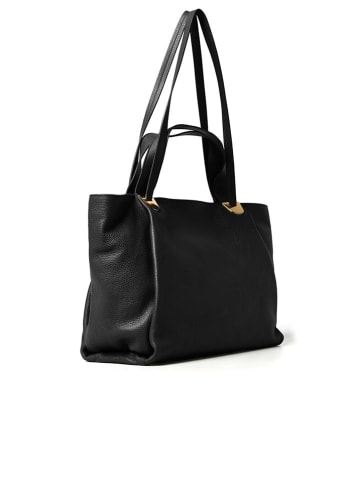 COCCINELLE Skórzana torebka w kolorze czarnym - 45 x 37 x 23 cm