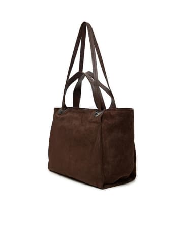 COCCINELLE Leren schoudertas bruin - (B)35 x (H)29 x (D)19 cm