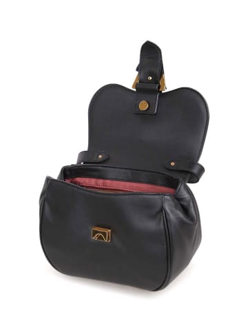 COCCINELLE Leren schoudertas zwart - (B)21 x (H)18 x (D)9 cm