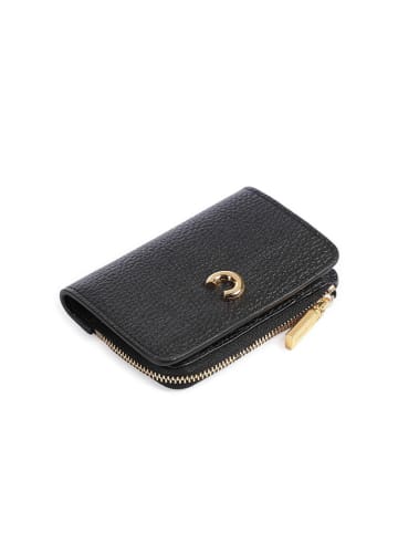 COCCINELLE Leren pasetui zwart - (B)12 x (H)8 cm