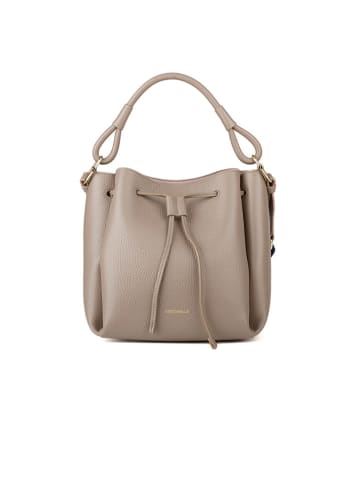 COCCINELLE Leren handtas taupe - (B)20 x (H)22 x (D)14 cm