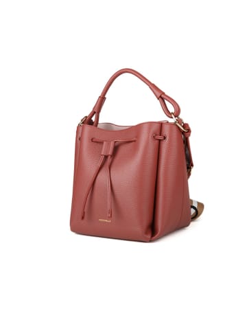 COCCINELLE Skórzana torebka w kolorze czerwonym - 20 x 22 x 14 cm