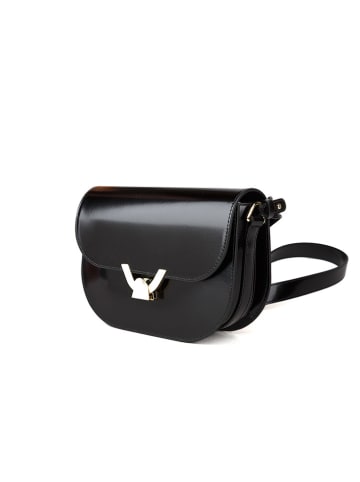 COCCINELLE Skórzana torebka w kolorze czarnym - 22 x 18 x 7 cm