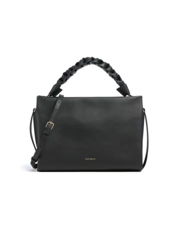 COCCINELLE Skórzana torebka w kolorze czarnym - 33 x 23 x 12 cm